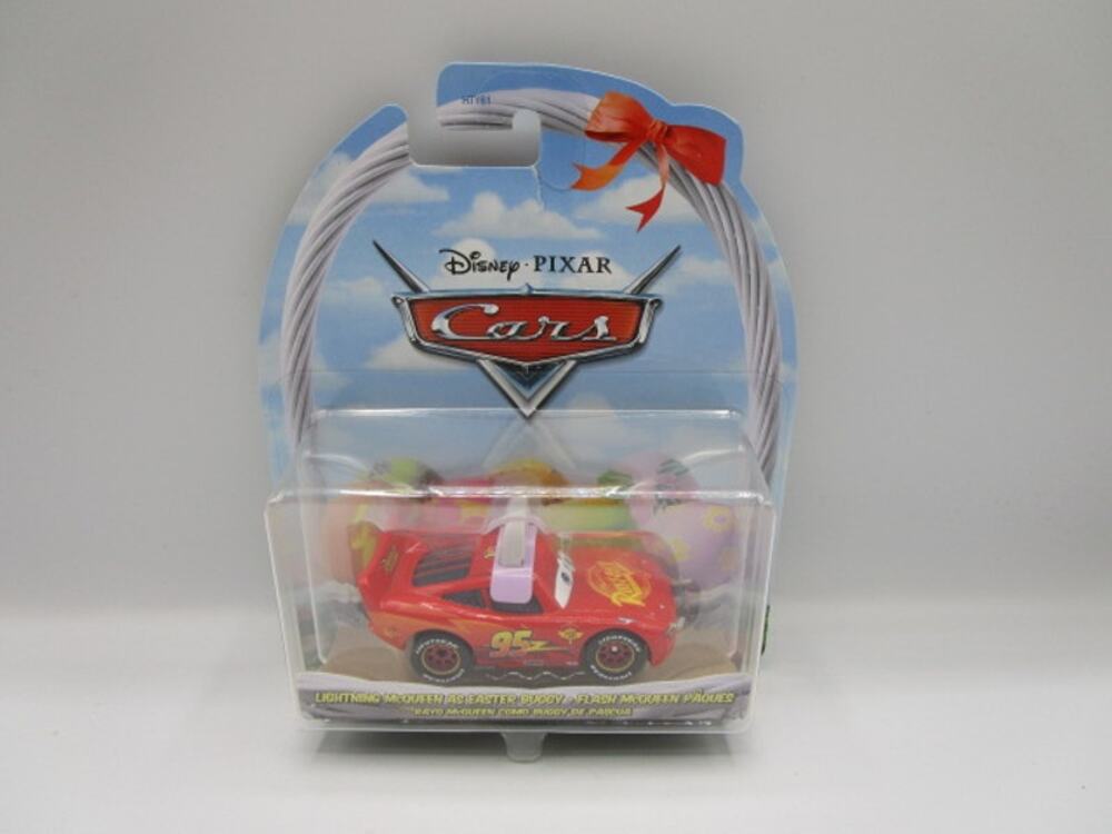 Disney Pixar Cars Lightning McQueen As Easter Bunny Diecast Car 1:55